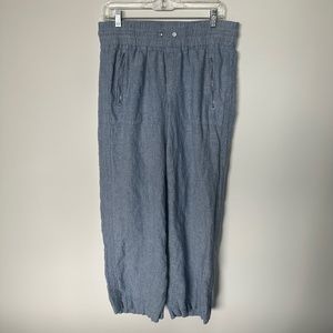 Athleta Cabo Linen Wide Leg Pant